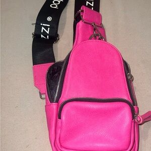 Paparazzi Pink Crossbody Bag with Adjustable Strap